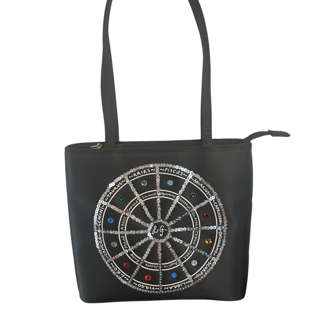 LULU GUINNESS Jewels of the Zodiac Purse Shoulder Handbag